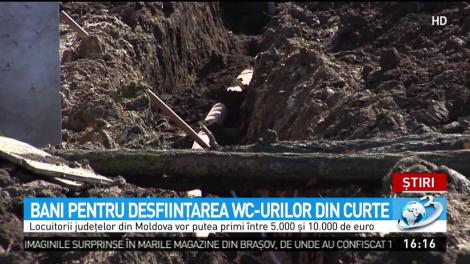 Bani pentru desfiinţarea WC-urilor din curte