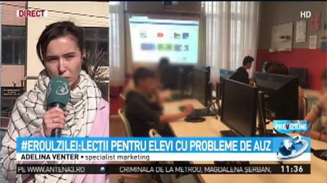 Lecții pentru elevii cu probleme de auz