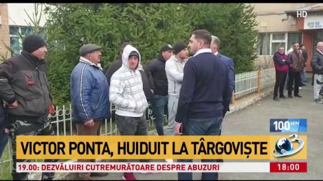 Victor Ponta, huiduit la T&acirc;rgovişte