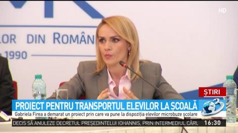 Proiect pentru transportul elevilor la şcoală