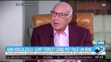 Interviu cu profesorul Dan Voiculescu pentru revista Capital: Sunt fericit c&acirc;nd pot face un bine