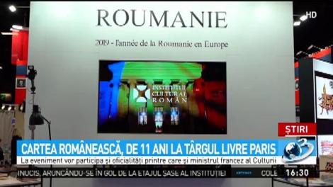 Cartea românească, de 11 ani la târgul Livre Paris