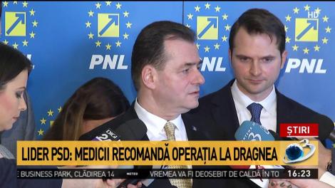 Ludovic Orban: Îi doresc sănătate lui Liviu Dragnea. Nu poţi să doreşti răul altcuiva