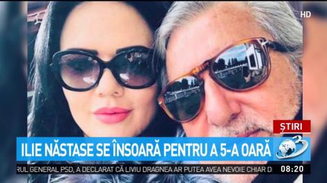 Ilie Năstase se &icirc;nsoară pentru a 5-a oară