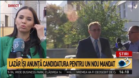 Augustin Lazăr își depune candidatura pentru un nou mandat