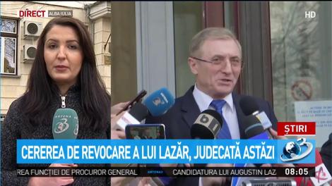 Cererea de revocare a lui Lazăr, judecată astăzi