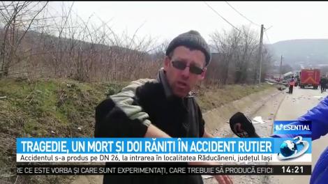 Tragedie, un mort şi doi răniţi &icirc;n accident rutier