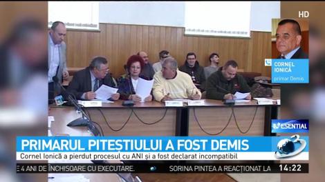 Primarul Piteştiului a fost demis