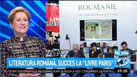 Literatura rom&acirc;nă, succes la ''Livre Paris''