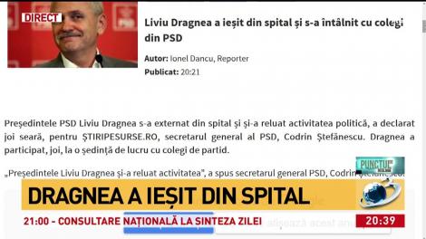 Liviu Dragnea a ieșit din spital