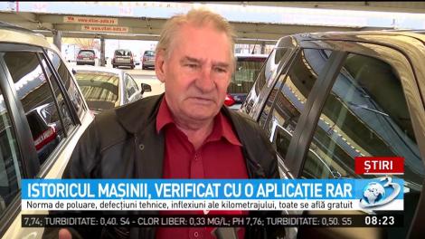 Istoricul maşinii, verificat cu o aplicaţie RAR