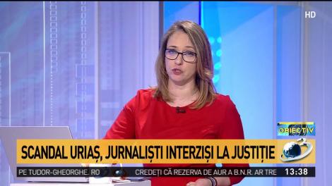 Toader refuză acreditarea a doi jurnalişti