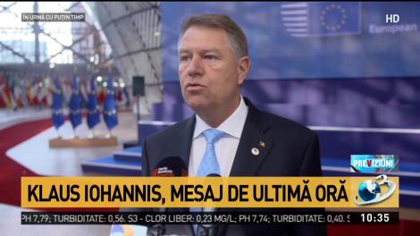 Klaus Iohannis, declarație despre Brexit: Drepturile cetățenilor români vor fi bine asigurate