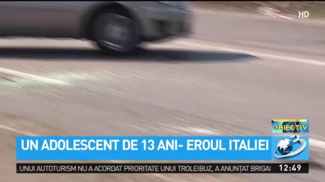 Un adolescent de 13 ani, eroul Italiei