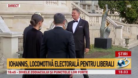 Președintele Klaus Iohannis a ajuns la Sinaia, la întâlnirea liderilor liberali