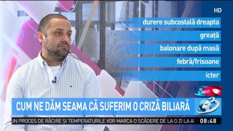 Sfat de sănătate. Cum tratăm disfuncțiile biliare