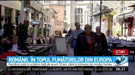 Rom&acirc;nii sunt &icirc;n topul fumătorilor din Europa! &Icirc;n jur de 4,3 milioane de persoane fumează