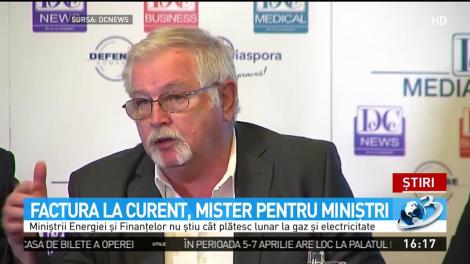 Factura la curent, mister pentru miniştri