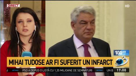 Fostul premier Mihai Tudose, transportat de urgență la spital după ce ar fi făcut infarct! Omului politic i s-a făcut rău în timpul unei ședințe