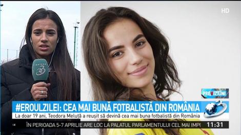 Teodora Meluţă , cea mai bună fotbalistă din Rom&acirc;nia