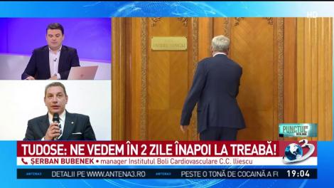 Informaţii de ultimă oră despre starea lui Tudose