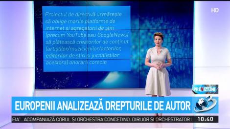 Europenii analizează drepturile de autor