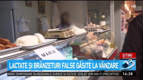 Lactate şi br&acirc;nzeturi false găsite la v&acirc;nzare