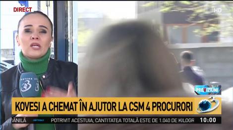 Laura Codruța Kovesi este audiată la CSM cu patru martori pe care i-a propus