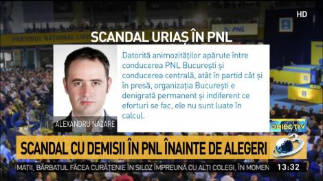 Scandal în PNL, înainte de europarlamentare. Un nume important a demisionatScandal în PNL, înainte de europarlamentare. Un nume important a demisionat