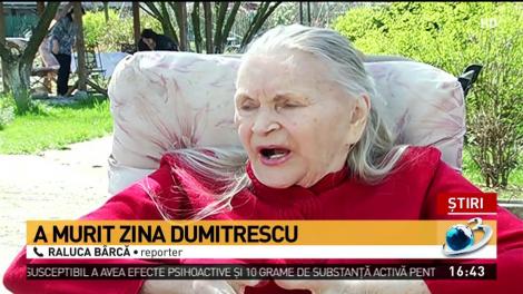 A murit Zina Dumitrescu. Creatoarea de modă avea 82 de ani