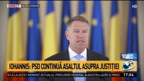 Klaus Iohannis a făcut anunțul oficial: Va fi Referendum pe 26 mai. PSD continuă asaltul împotriva Justiției