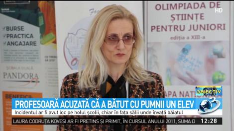 O profesoară din Focșani, acuzată că a bătut cu pumnii un elev