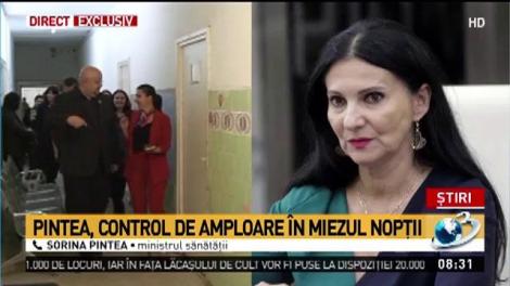 Sorina Pintea, controale &icirc;n miezul nopții