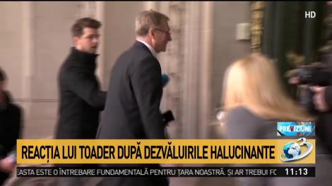 Reacţia lui Toader după dezvăluirile halucinante