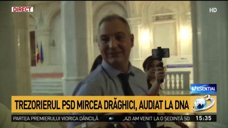 Trezorierul PSD Mircea Drăghici, audiat la DNA