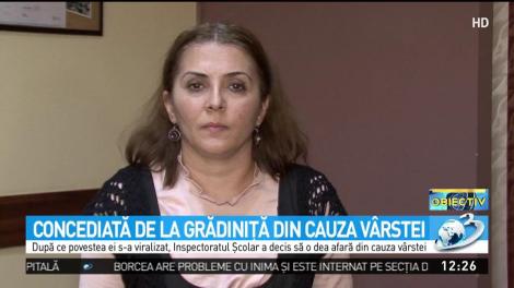 Concediată de la grădiniţă din cauza v&acirc;rstei