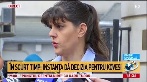 Laura Codruța Kovesi: „Controlul judiciar mi-a fost ridicat. Acum pot să părăsesc și România”