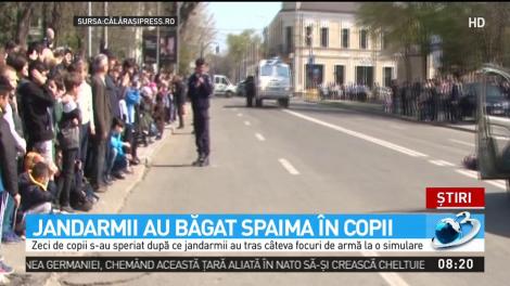 Jandarmii au băgat spaima &icirc;n copii