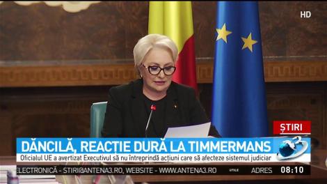 Timmermans, avertisment dur pentru Guvern