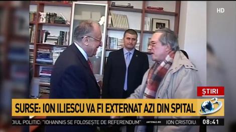 Surse: Ion Iliescu va fi externat azi din spital