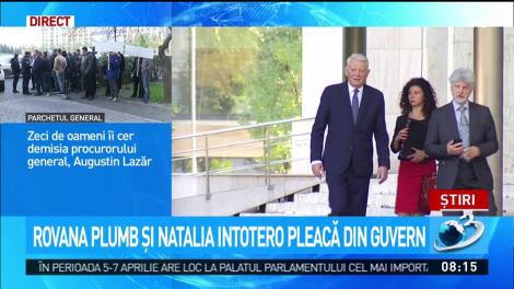 Rovana Plumb şi Natalia Intotero pleacă din Guvern