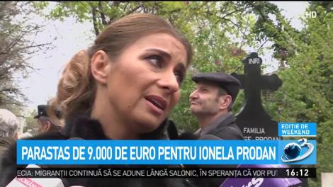 Parastas de 9.000 de euro pentru Ionela Prodan