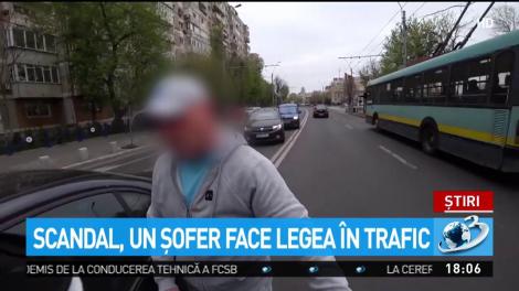 Un șofer bucureștean face legea &icirc;n trafic