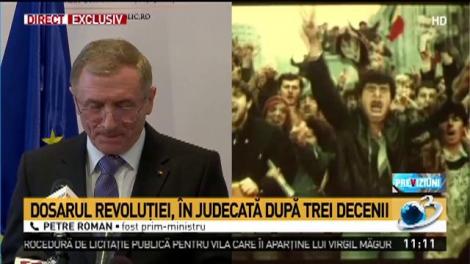 Petre Roman: &bdquo;E inacceptabil ca Lazăr, care a servit ordinele regimului Ceaușescu, să vorbească despre Revoluție&rdquo;