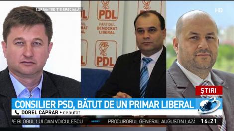 Consilier PSD, bătut de un primar liberal