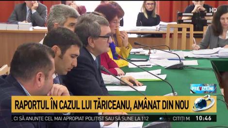 Raportul &icirc;n cazul lui Tăriceanu, am&acirc;nat din nou