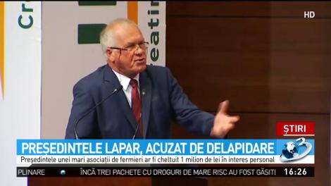 Preşedintele LAPAR, acuzat de delapidare