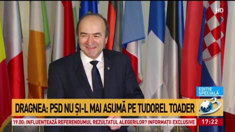 Dragnea: PSD nu şi-l mai asumă pe Tudorel Toader