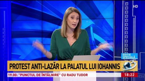 Protest anti-Lazăr la Palatul Cotroceni