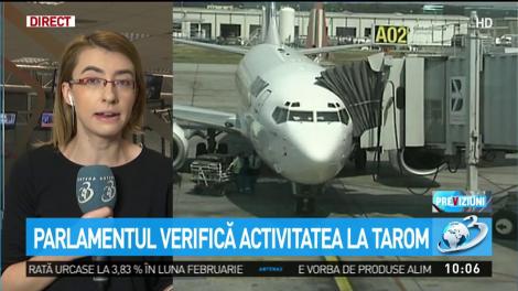 Parlamentul verifică activitatea la Tarom